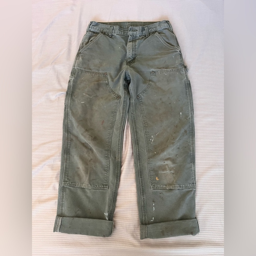 Carhartt Olive Green Workwear Pants